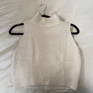 Zara cropped sweater tank.
